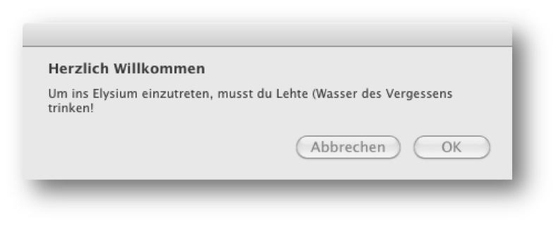 Lethe trinken